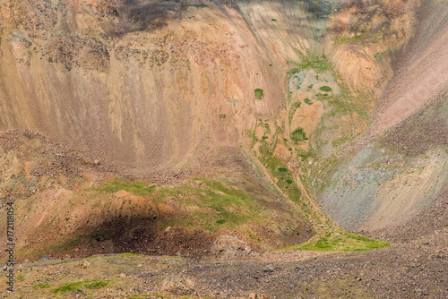 Beautiful colors in mountains of Kyrgyzstan