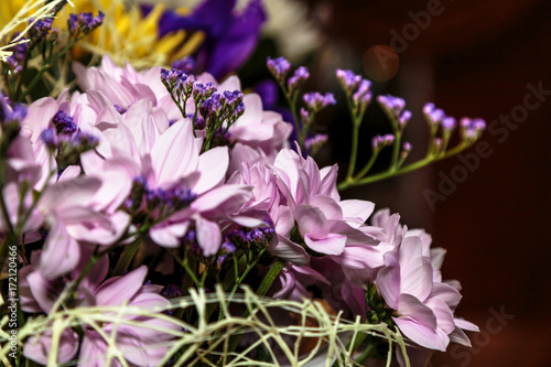 bouquet of beautiful natural colors for holiday decoration