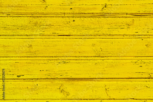 Yellow rough painted plank background