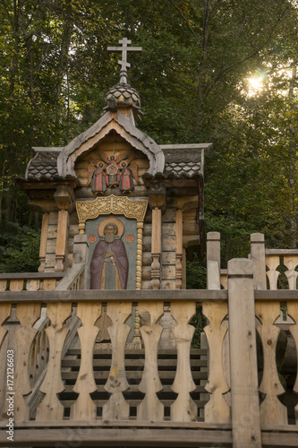 Водопад Гремячий ключ, подворье Троице Сергиевой лавры.