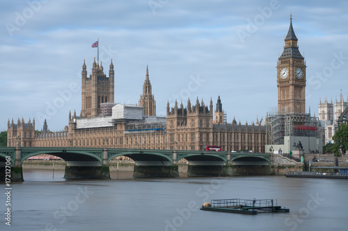 Westminster bridge, Big Ben in the morning