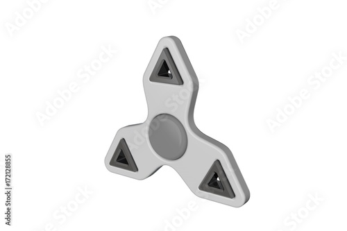 Hand fidget spinner. Isolat...