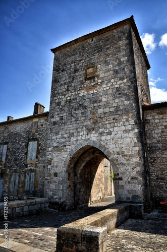 The old bastide of Monpazier, Dordogne, France