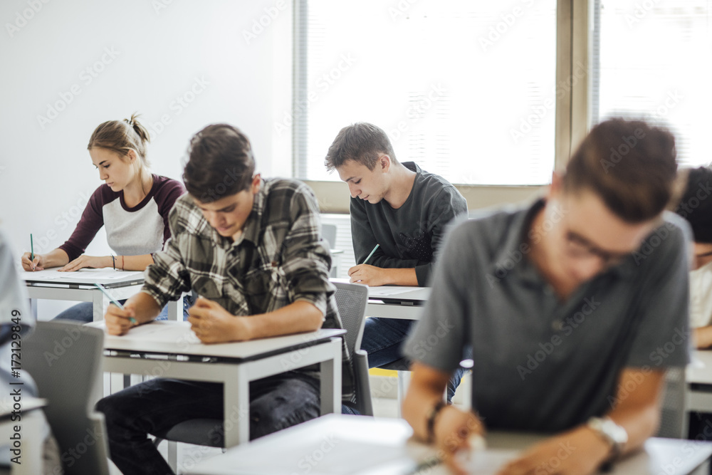 Students Doing Exam Students Doing Exam