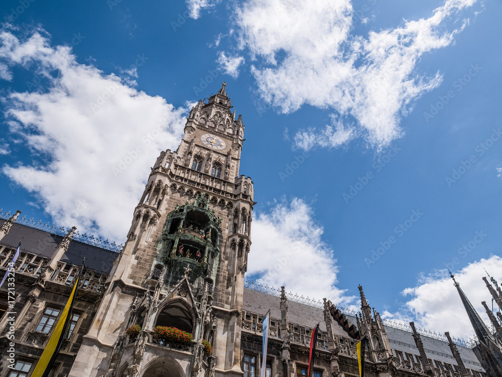 Fototapeta premium The New Town Hall in city Munich, Germany