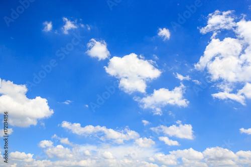 Fototapeta Naklejka Na Ścianę i Meble -  Clouds with blue sky background.