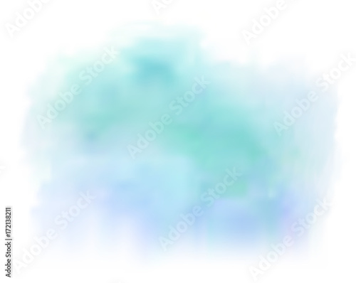 blue watercolor splash vector painted background