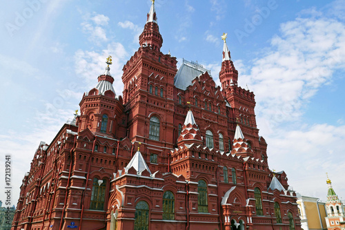 State Historical Museum at Red Square in Moscow, Russia