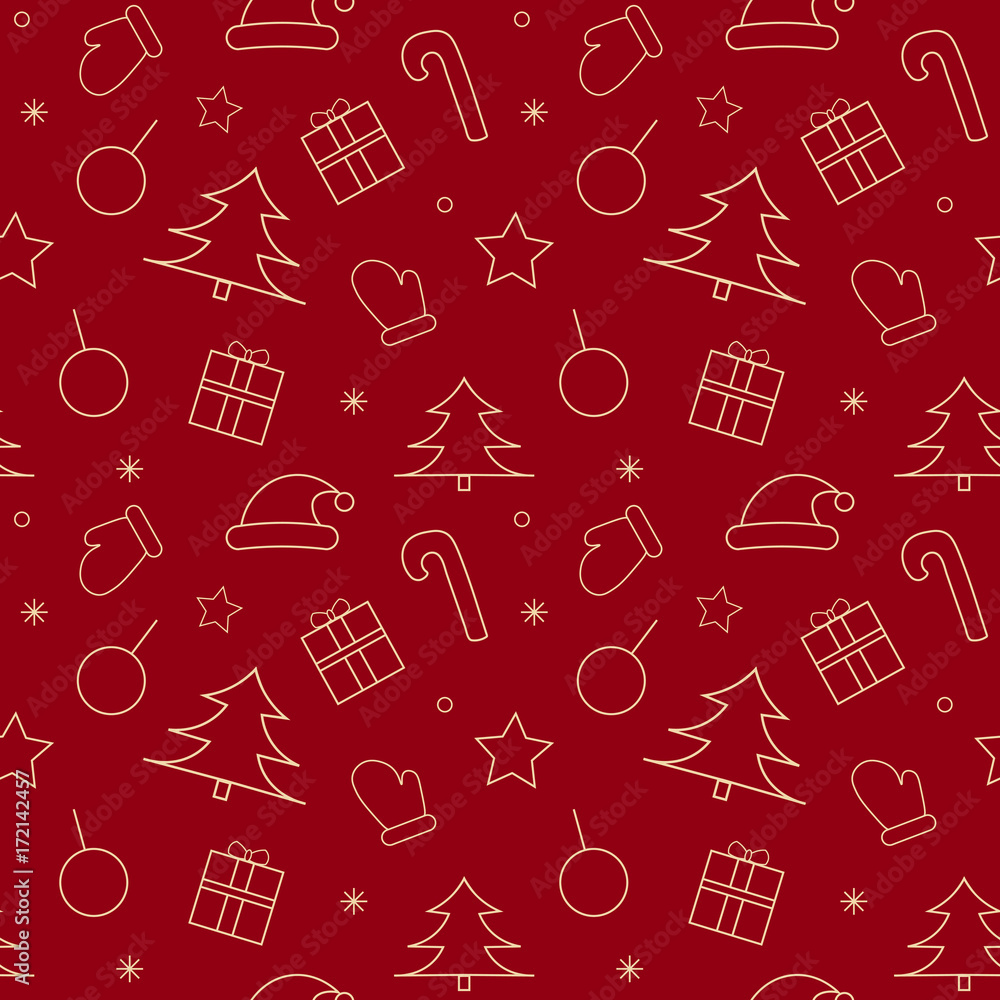 Christmas and new year pattern. Holiday seamless background. Christmas and new year pattern. Holiday seamless background.