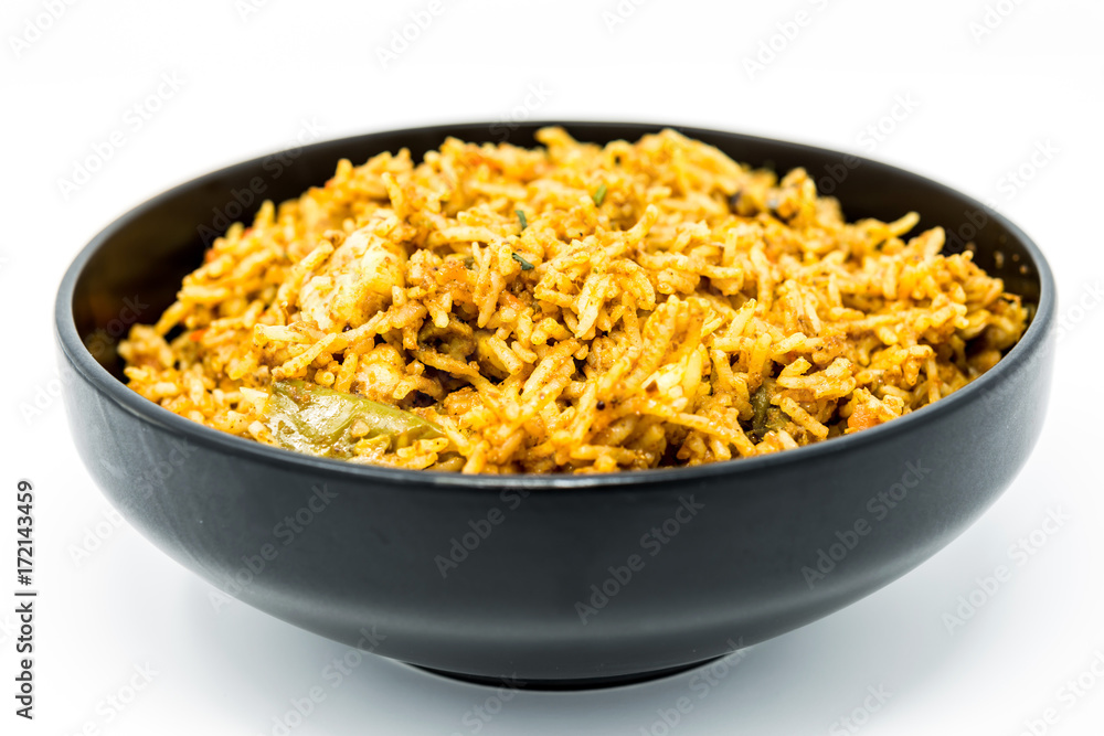 Tasty Indian food basmati rice on a plate Tasty Indian food basmati rice on a plate