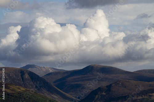 Sturmwolken über der Isle of Arran - Schottland