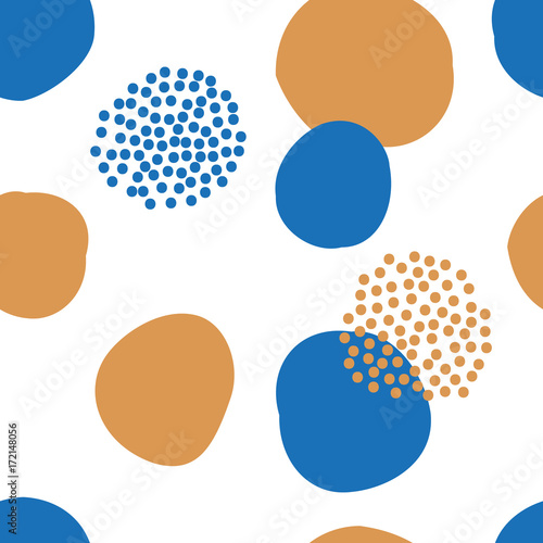 abstract pattern with circles and dots