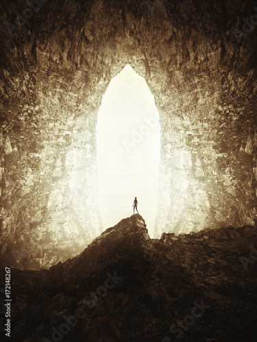 surreal underground landsca...