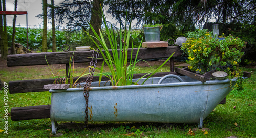 rustikale Gartengestaltung