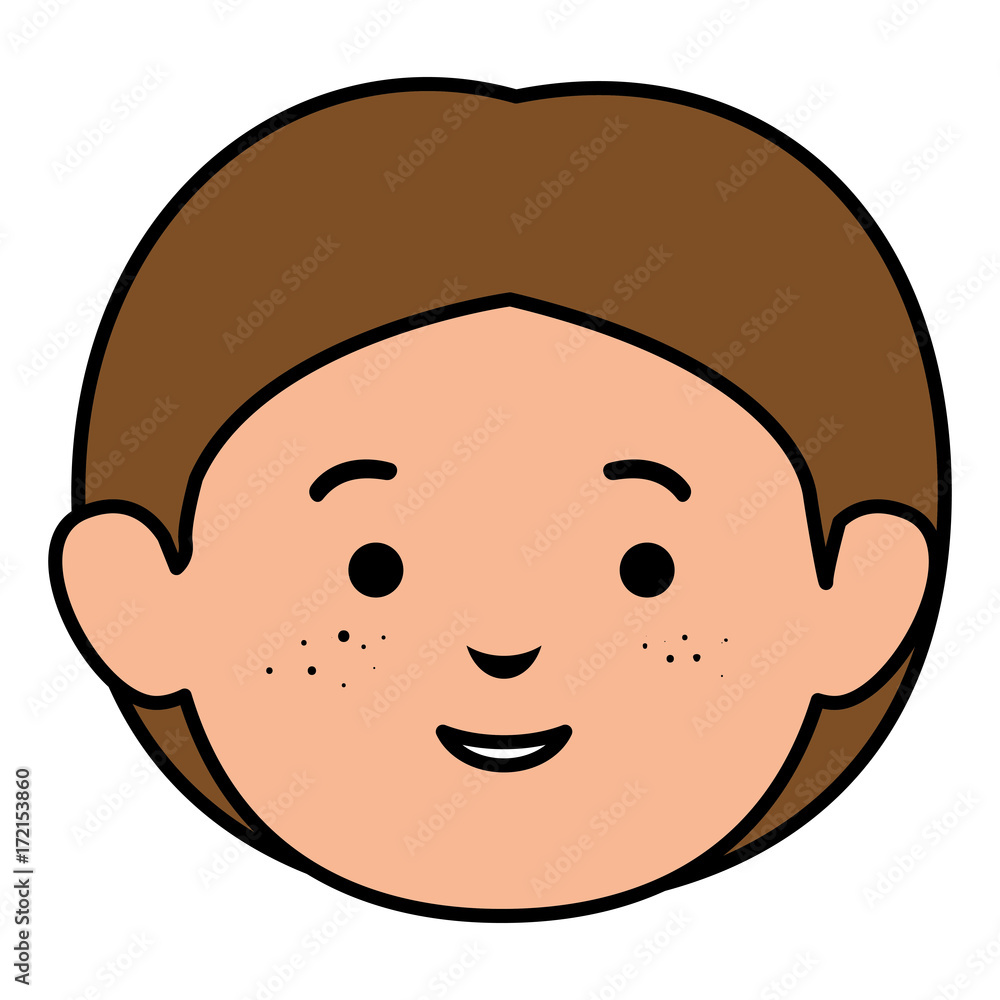 young man head avatar character young man head avatar character