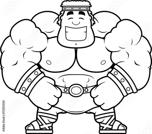 Smiling Cartoon Hercules