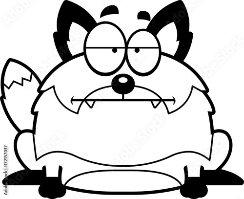 Bored Cartoon Fox