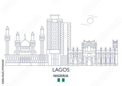 Lagos City Skyline, Nigeria