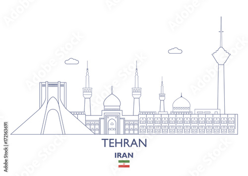 Tehran City Skyline, Iran