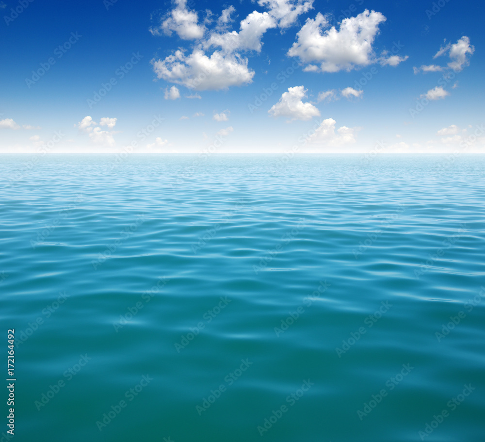 Obraz premium Blue sea water surface