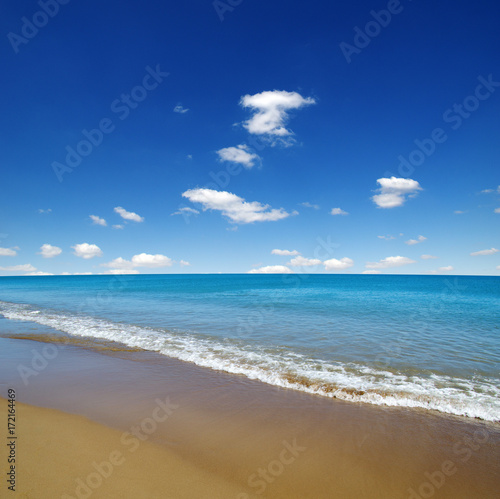 beach and sea