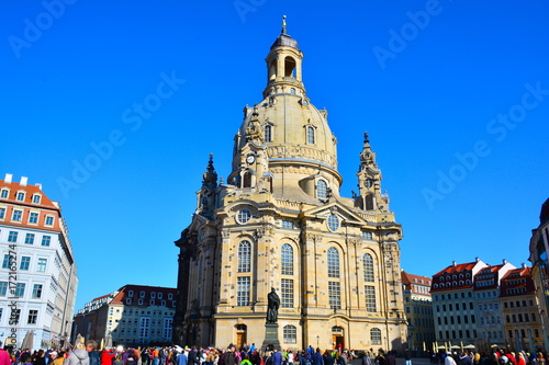 Central square in Dresden, Germany