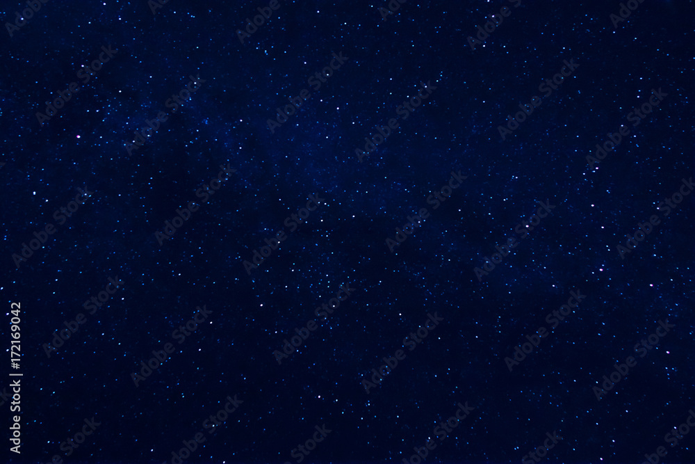 Beautiful night sky with a stars