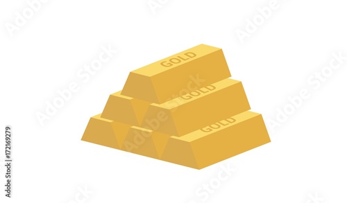 pyramid of gold ingots