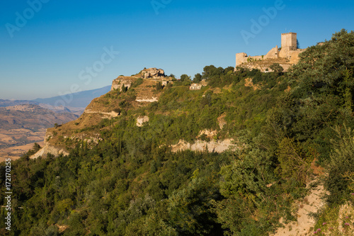 Enna  Sicily  Italy  - The Castello di Lombardia is one of the largest and most ancient edifices in Italy