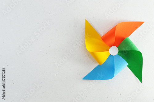 colorful pinwheel photo