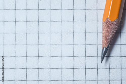 notebook pencil macro photo