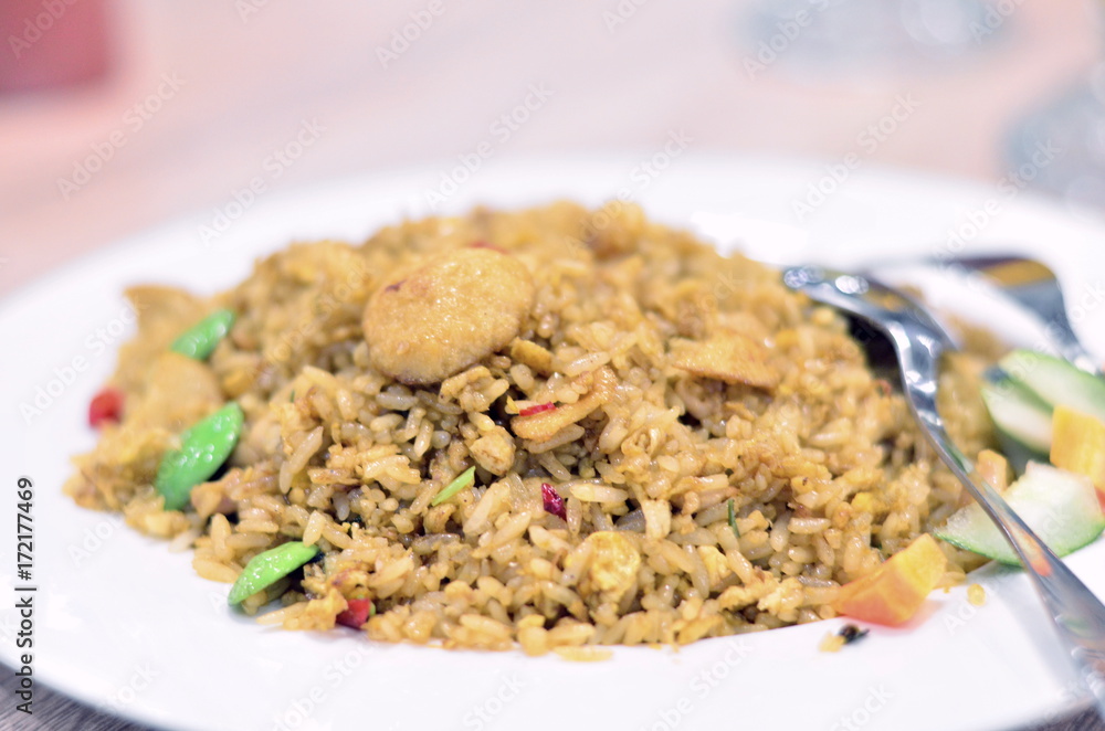 Fried rice with pete Fried rice with pete