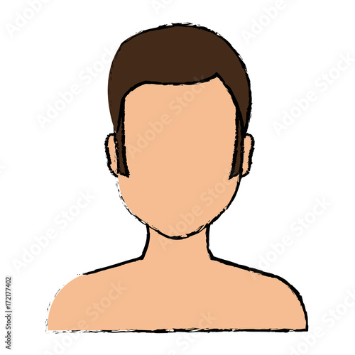 young man shirtless avatar character