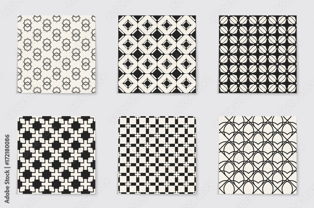 Abstract concept vector monochrome geometric pattern. Black and white minimal background. Creative illustration template. Seamless stylish texture. For wallpaper, surface, web design, textile, decor. Abstract concept vector monochrome geometric pattern. Black and white minimal background. Creative illustration template. Seamless stylish texture. For wallpaper, surface, web design, textile, decor.