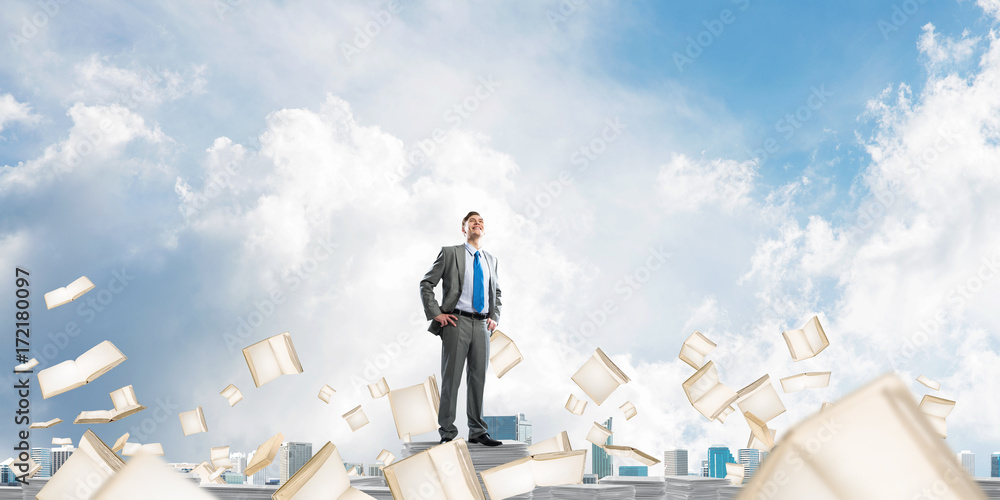 Study hard to become successful businessman.