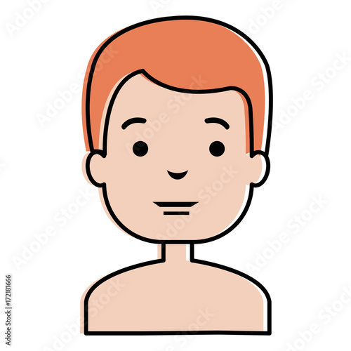 young man shirtless avatar character