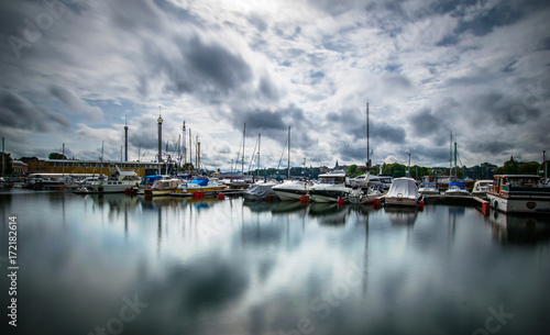 Hafen Silouhette Stockholm © Nico