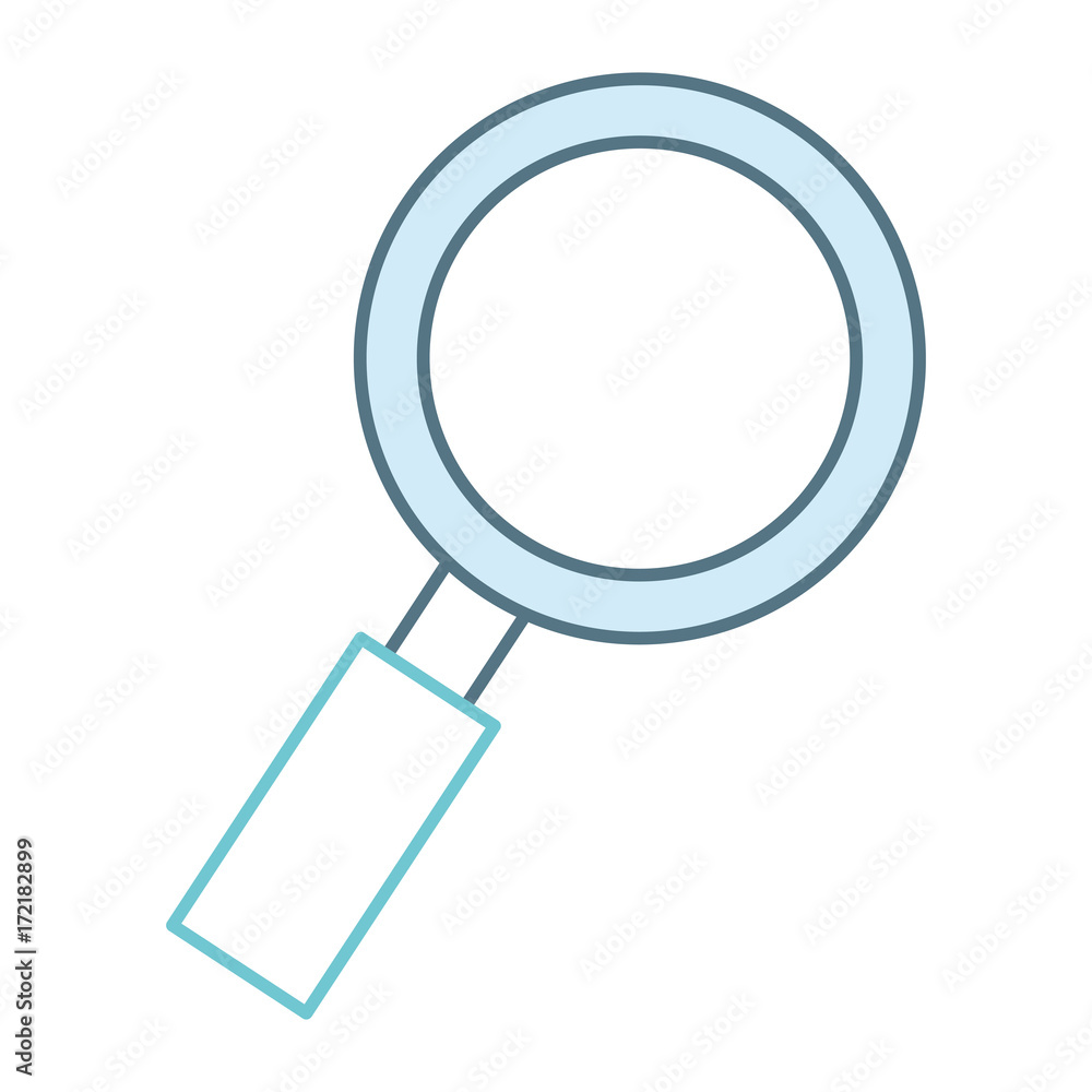 magnifying glass isolated icon magnifying glass isolated icon