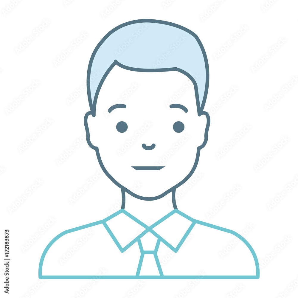 elegant businessman avatar character