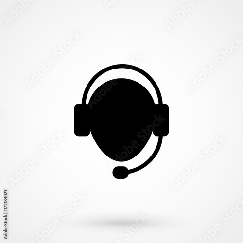 Call center vector icon