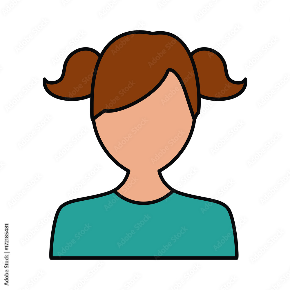 Woman avatar profile icon vector illustration graphic design Woman avatar profile icon vector illustration graphic design