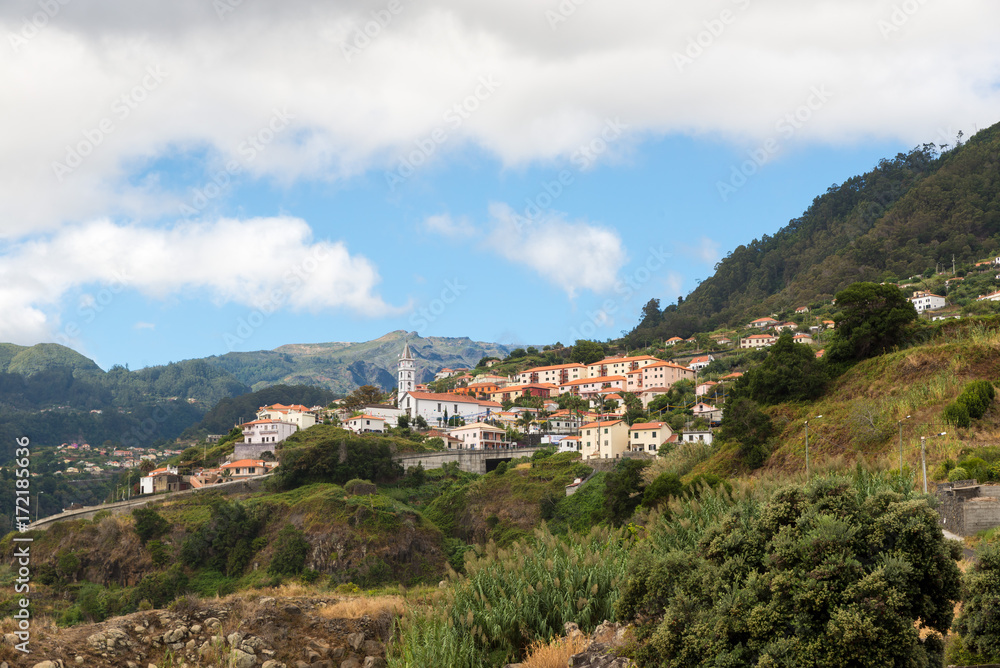 Faial town, Madeira island