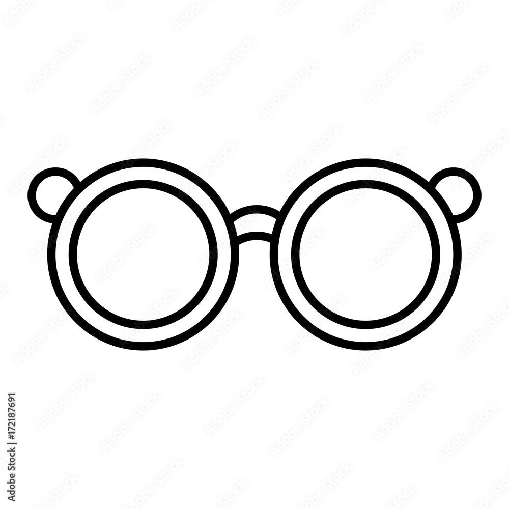 Nerd glasses symbol icon vector illustration graphic design Nerd glasses symbol icon vector illustration graphic design