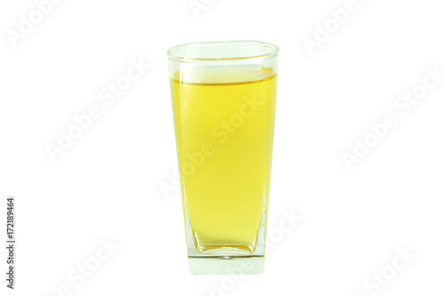 Wallpaper Mural A glass of apples juice isolated on white Torontodigital.ca