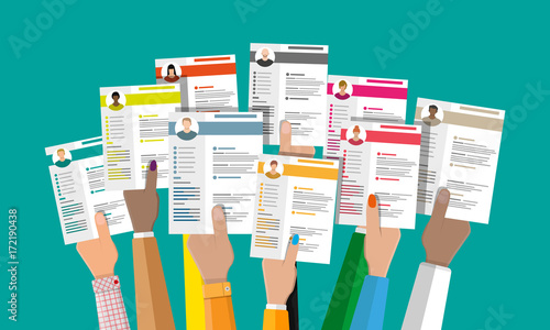 Human resources management concept