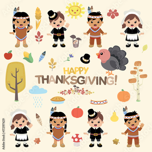 Thanksgiving Design Elements