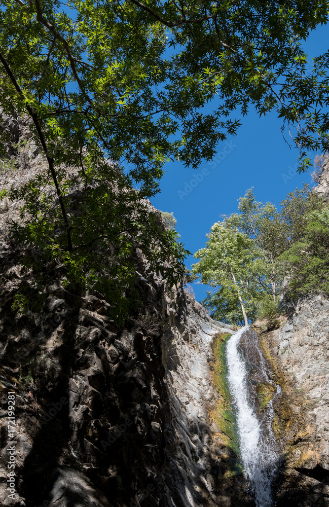 Millomery waterfall, Troodos mountains Cyprus