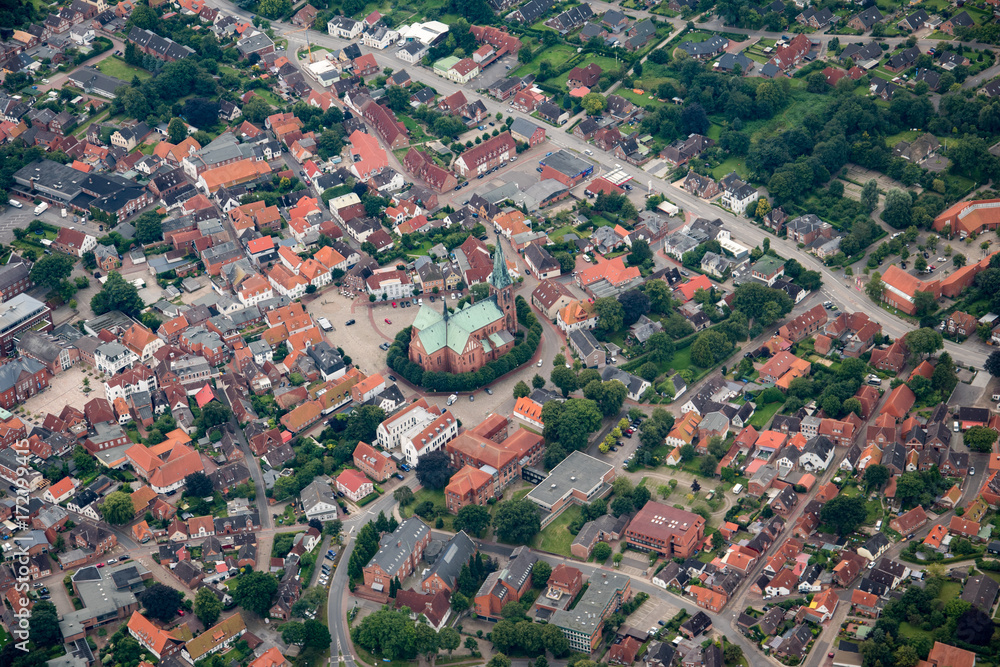 Germany from above - Hamburg, Elmshorn, Norderstedt and Hamburg