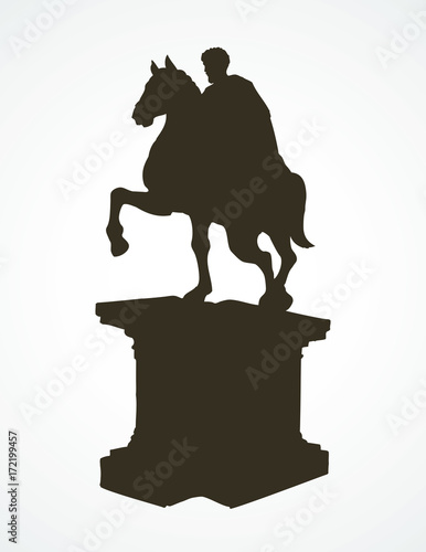Monument. Vector drawing
