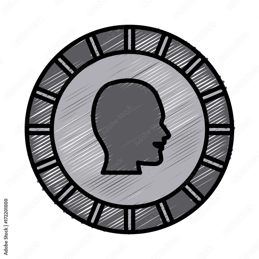 Coin money symbol icon vector illustration graphic design Coin money symbol icon vector illustration graphic design